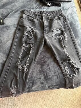 Nasty gal distressed pants
